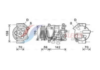 Compressor, air conditioning