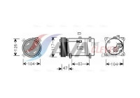 Compressor, air conditioning