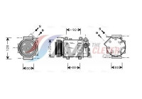 Compressor, air conditioning