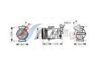 Compressor, air conditioning