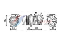 Compressor, air conditioning