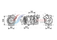 Compressor, air conditioning