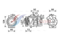 Compressor, air conditioning