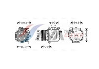 Compressor, air conditioning