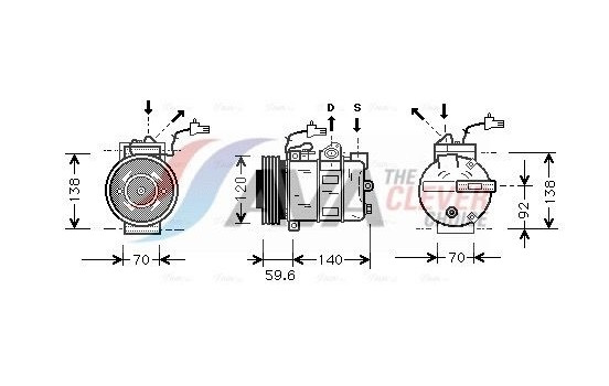 Compressor, air conditioning