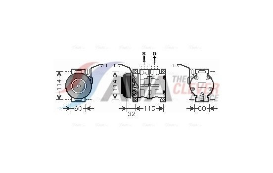 Compressor, air conditioning