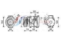 Compressor, air conditioning