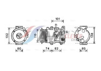 Compressor, air conditioning