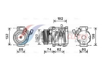 Compressor, air conditioning