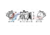 Compressor, air conditioning