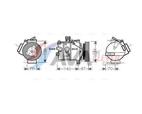 Compressor, air conditioning