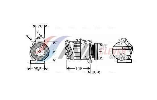 Compressor, air conditioning