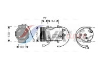 Compressor, air conditioning