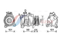Compressor, air conditioning