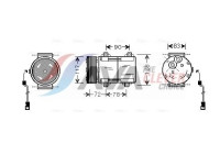 Compressor, air conditioning