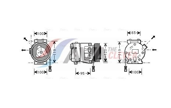 Compressor, air conditioning