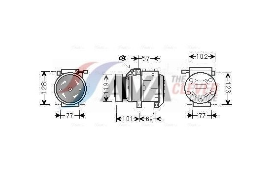 Compressor, air conditioning