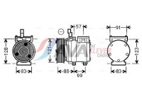 Compressor, air conditioning