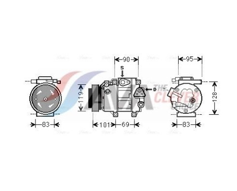Compressor, air conditioning