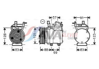 Compressor, air conditioning