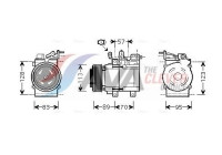 Compressor, air conditioning