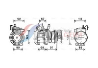 Compressor, air conditioning