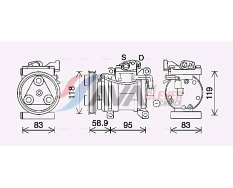 Compressor, air conditioning