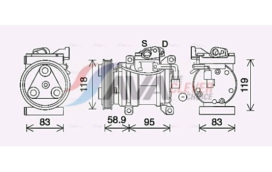 Compressor, air conditioning