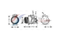 Compressor, air conditioning