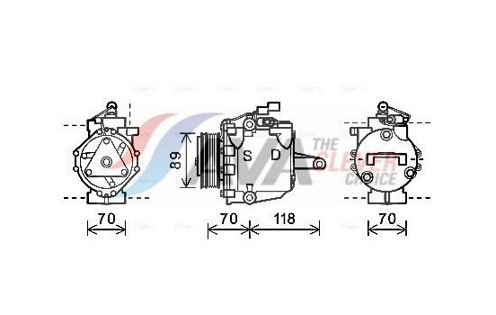Compressor, air conditioning