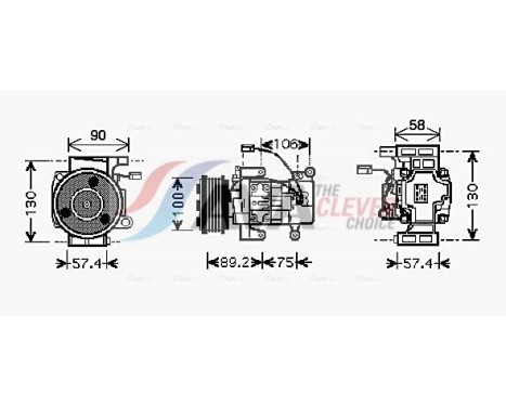 Compressor, air conditioning