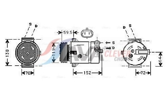 Compressor, air conditioning