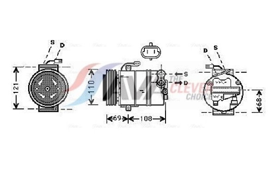 Compressor, air conditioning