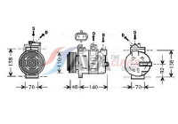 Compressor, air conditioning