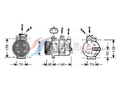 Compressor, air conditioning