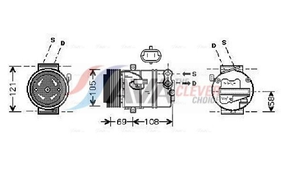 Compressor, air conditioning