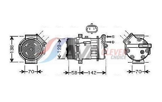 Compressor, air conditioning