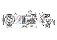 Compressor, air conditioning