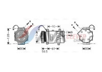 Compressor, air conditioning