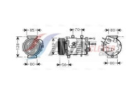 Compressor, air conditioning