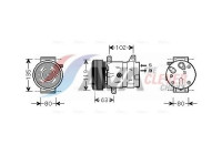 Compressor, air conditioning