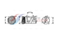 Compressor, air conditioning