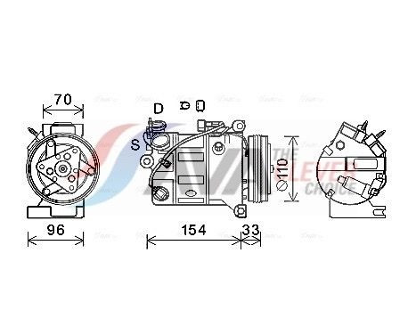 Compressor, air conditioning
