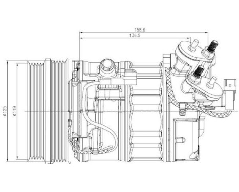 Compressor, air conditioning, Image 3