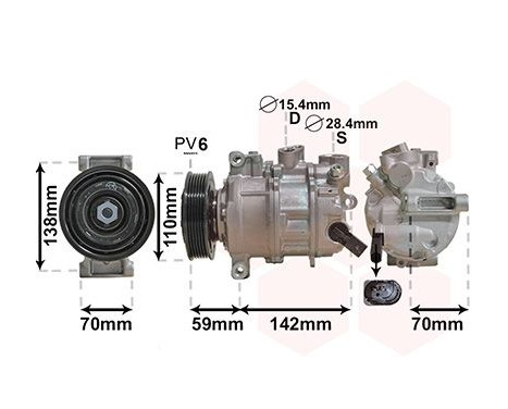 Compressor, air conditioning