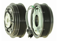 Magnetic clutch, air conditioning compressor