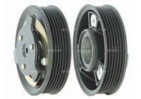 Magnetic clutch, air conditioning compressor