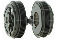 Magnetic clutch, air conditioning compressor