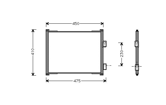Air conditioning condenser 18005262 International Radiators Plus