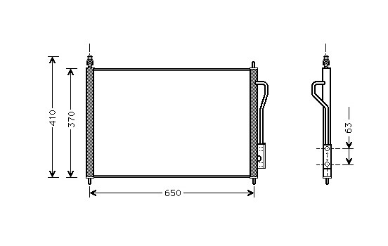 Air conditioning condenser 18005268 International Radiators Plus
